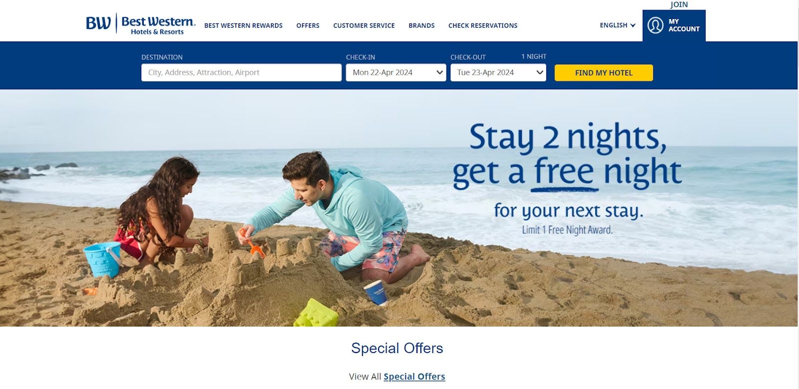 Best Western Homepage