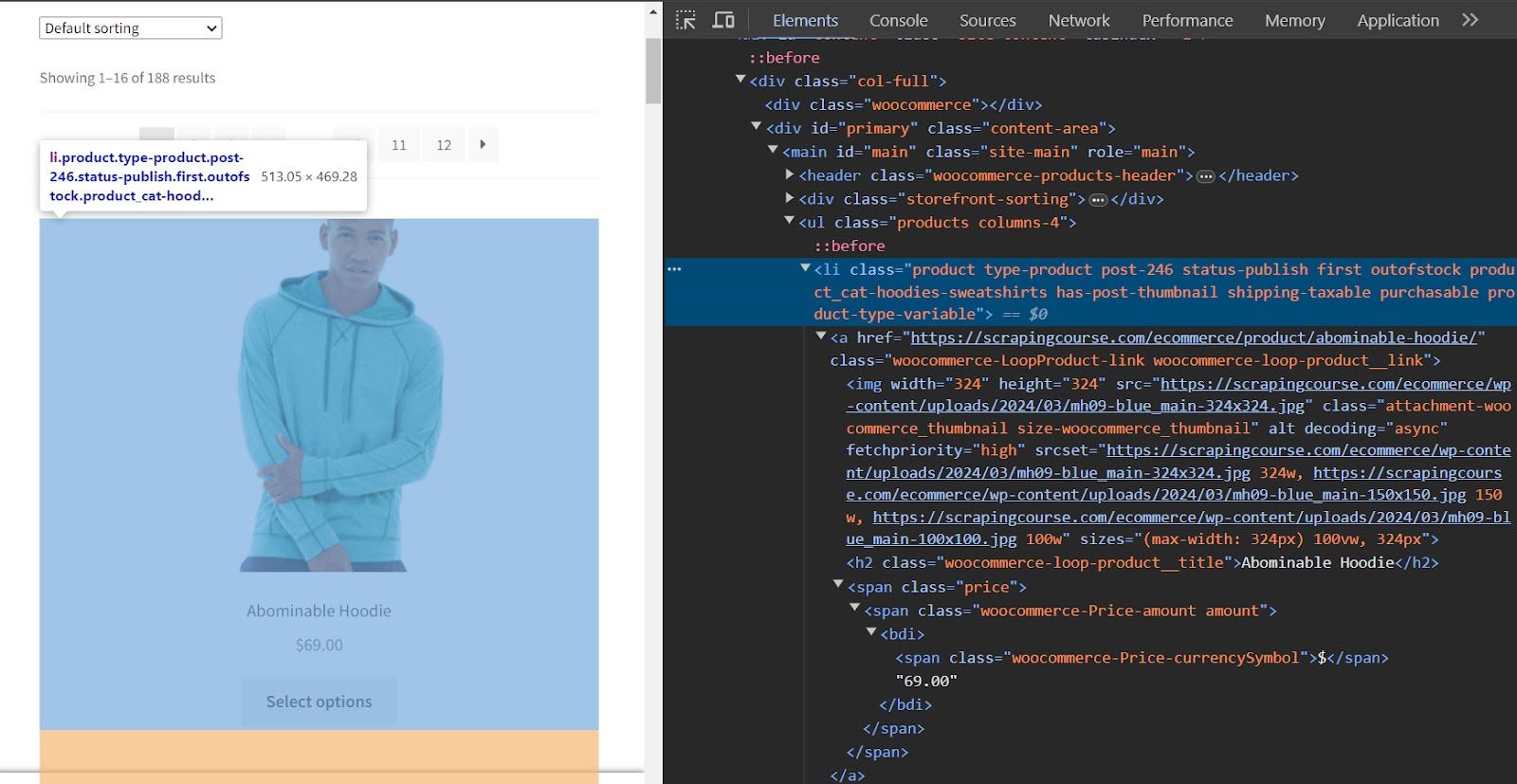 DevTools Inspection