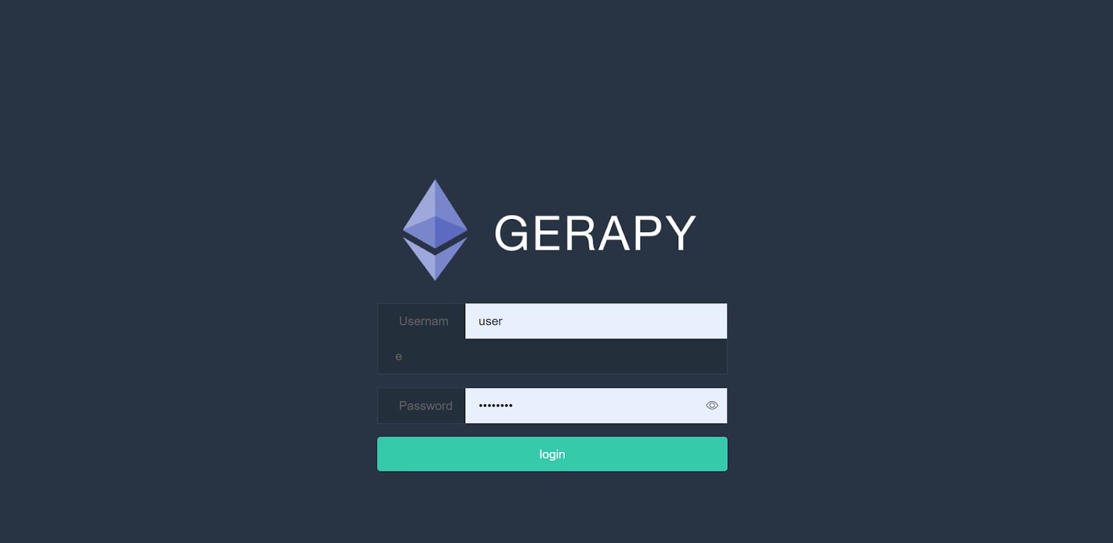 Gerapy Login