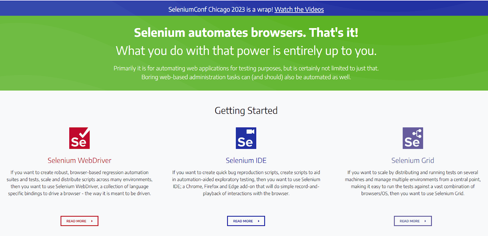 Selenium Homepage