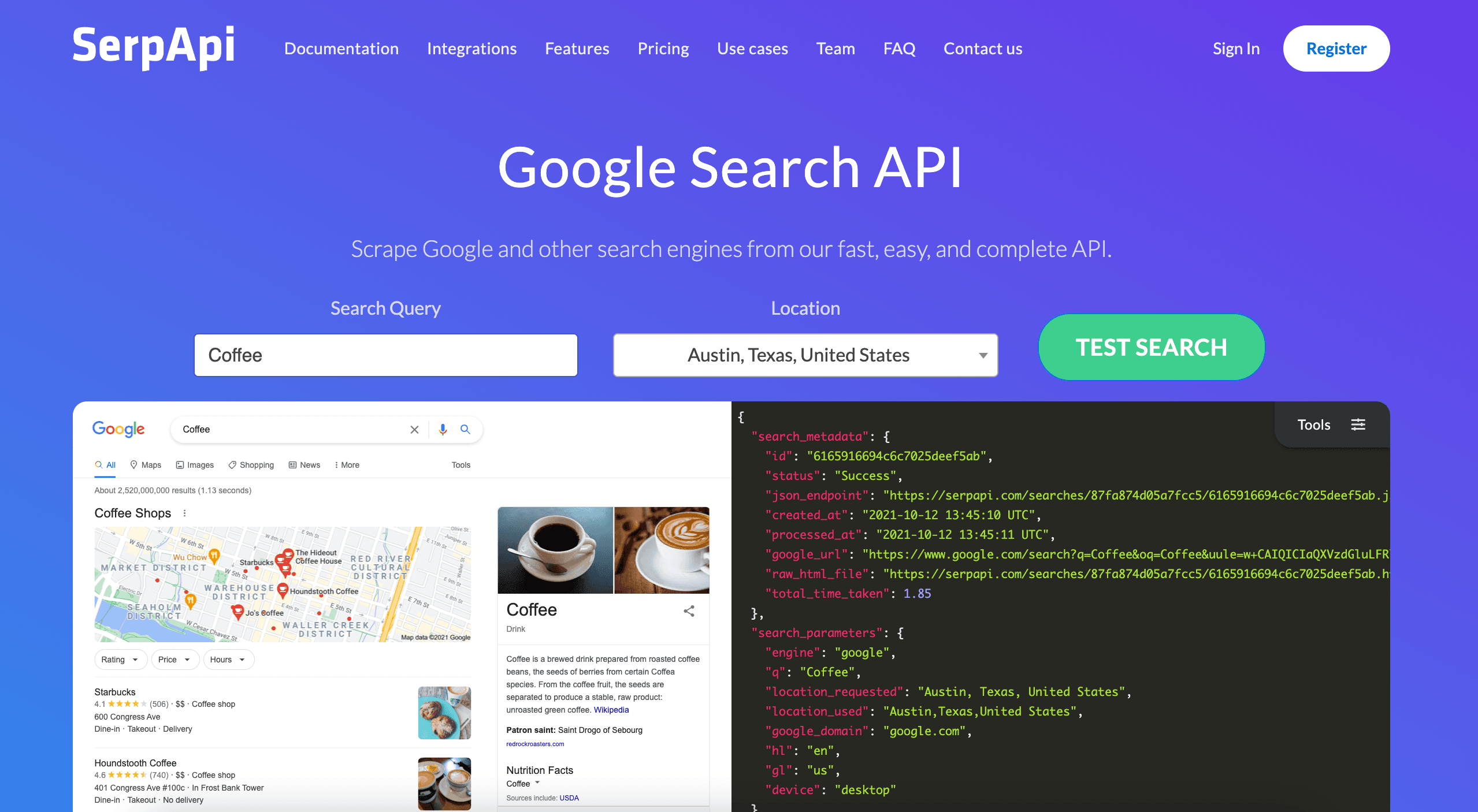 SerAPI Homepage