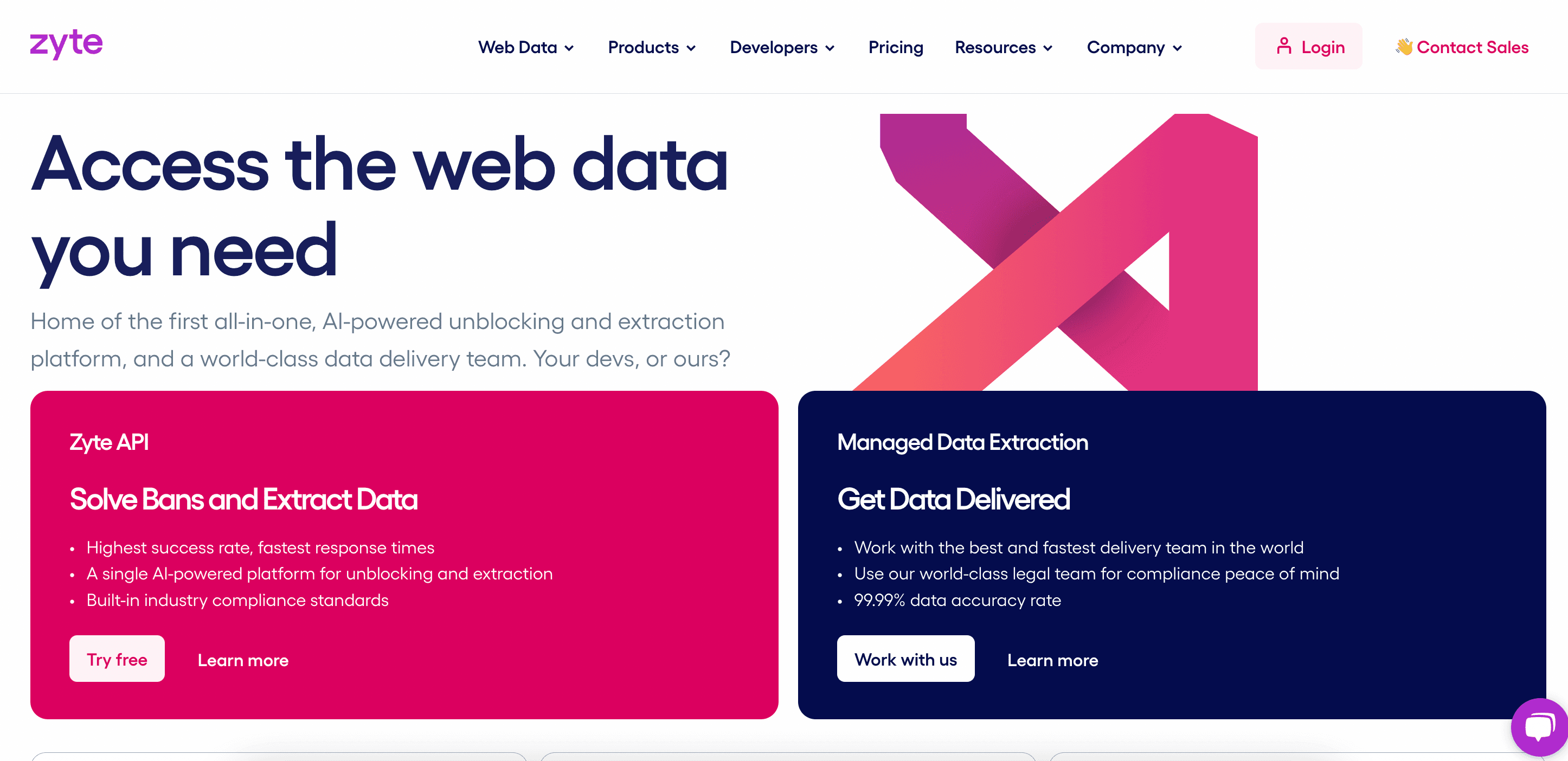 Zyte Homepage