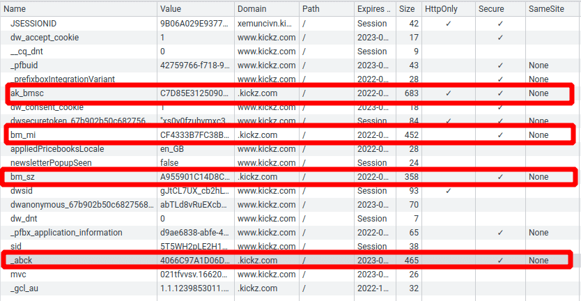 Akamai Cookies