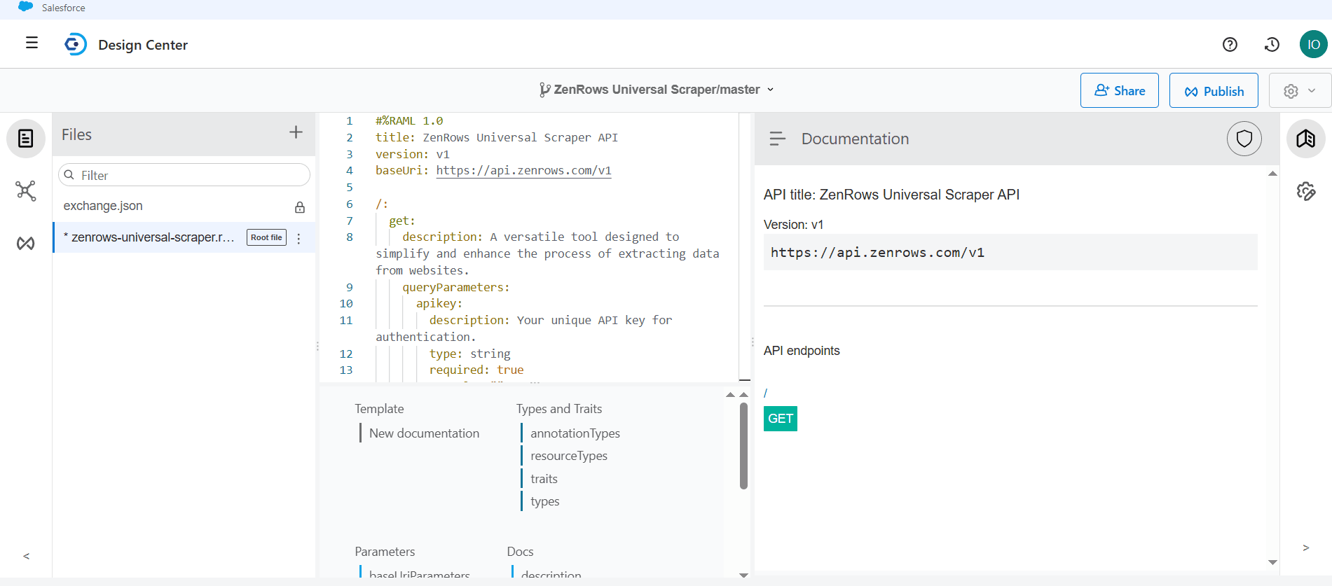 anypoint-api-spec-creation