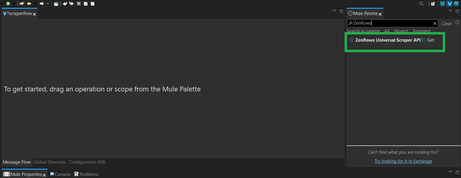 anypoint-studio-mule-pallet-api-spec