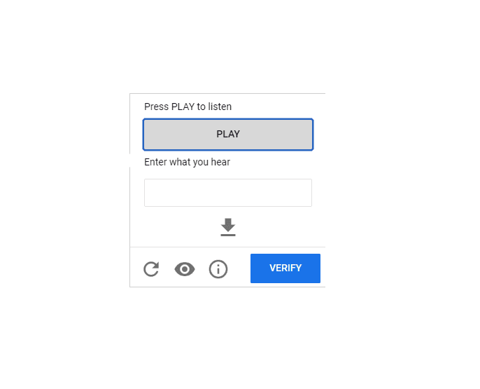 Audio Based CAPTCHA
