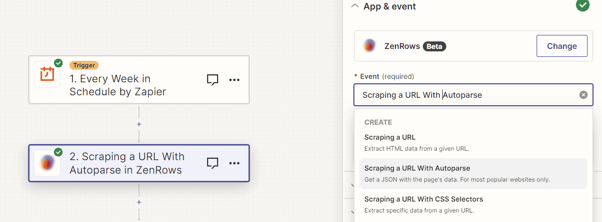 Autoparse builder demo