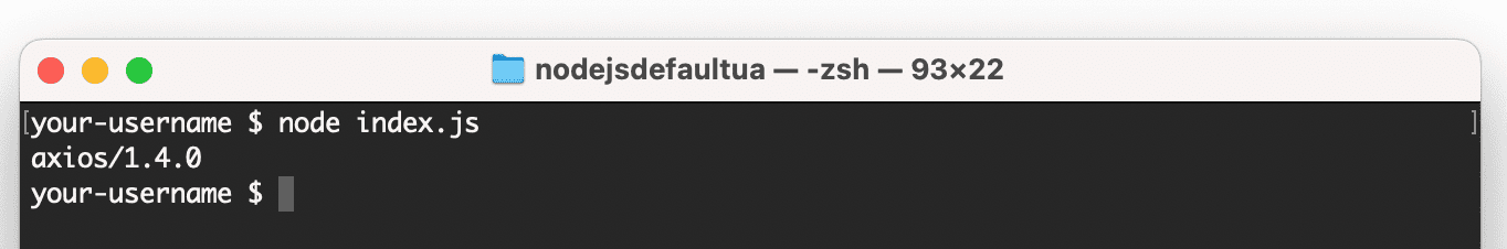 axios screenshot