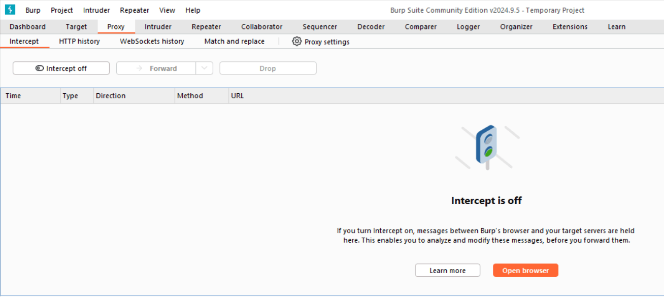Burp Browser Feature
