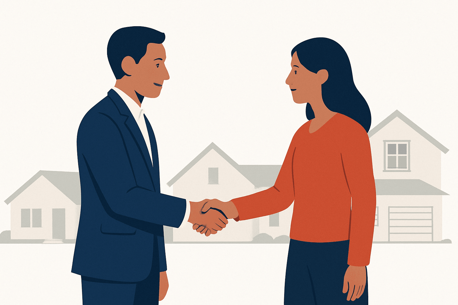 Real estate business parners infographic
