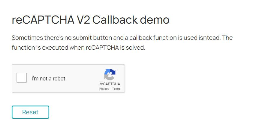 CAPTCHA Demo