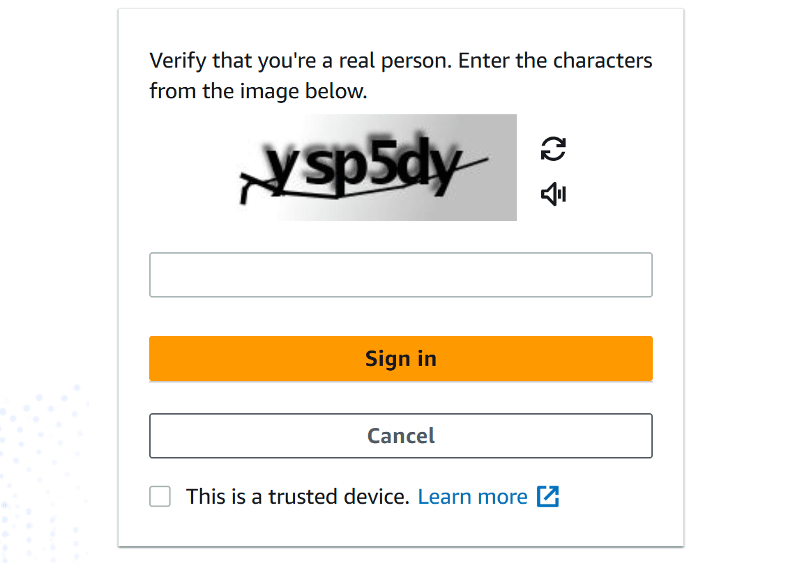 Captcha Example