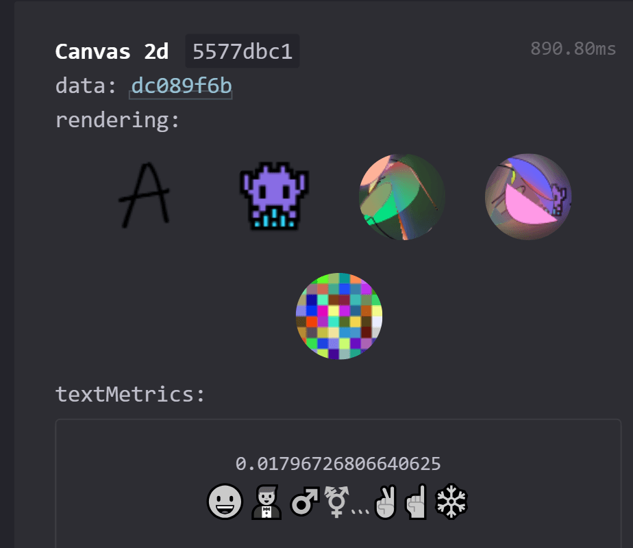 Creepjs Canvas 2D