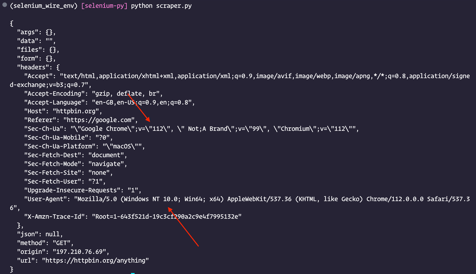 Customize User Agent