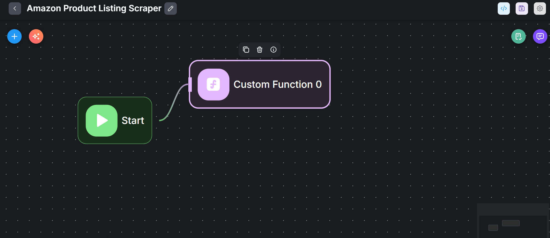 flowise-initial-canvas-with-function