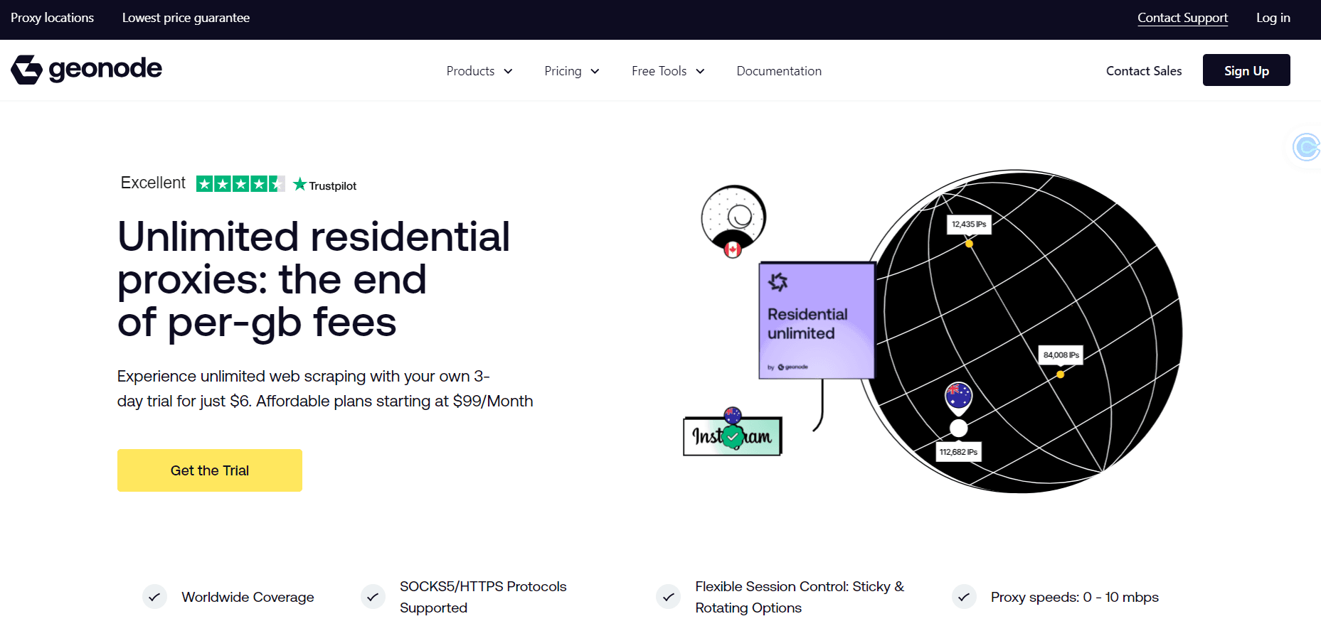 Geonode homepage