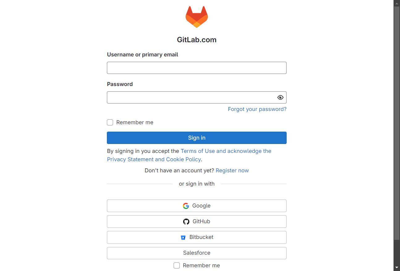 GitLab Sign-in