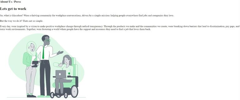 Glassdoor HTML