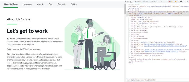 Glassdoor Site
