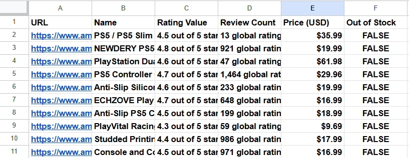 Make Google Sheets add row setup