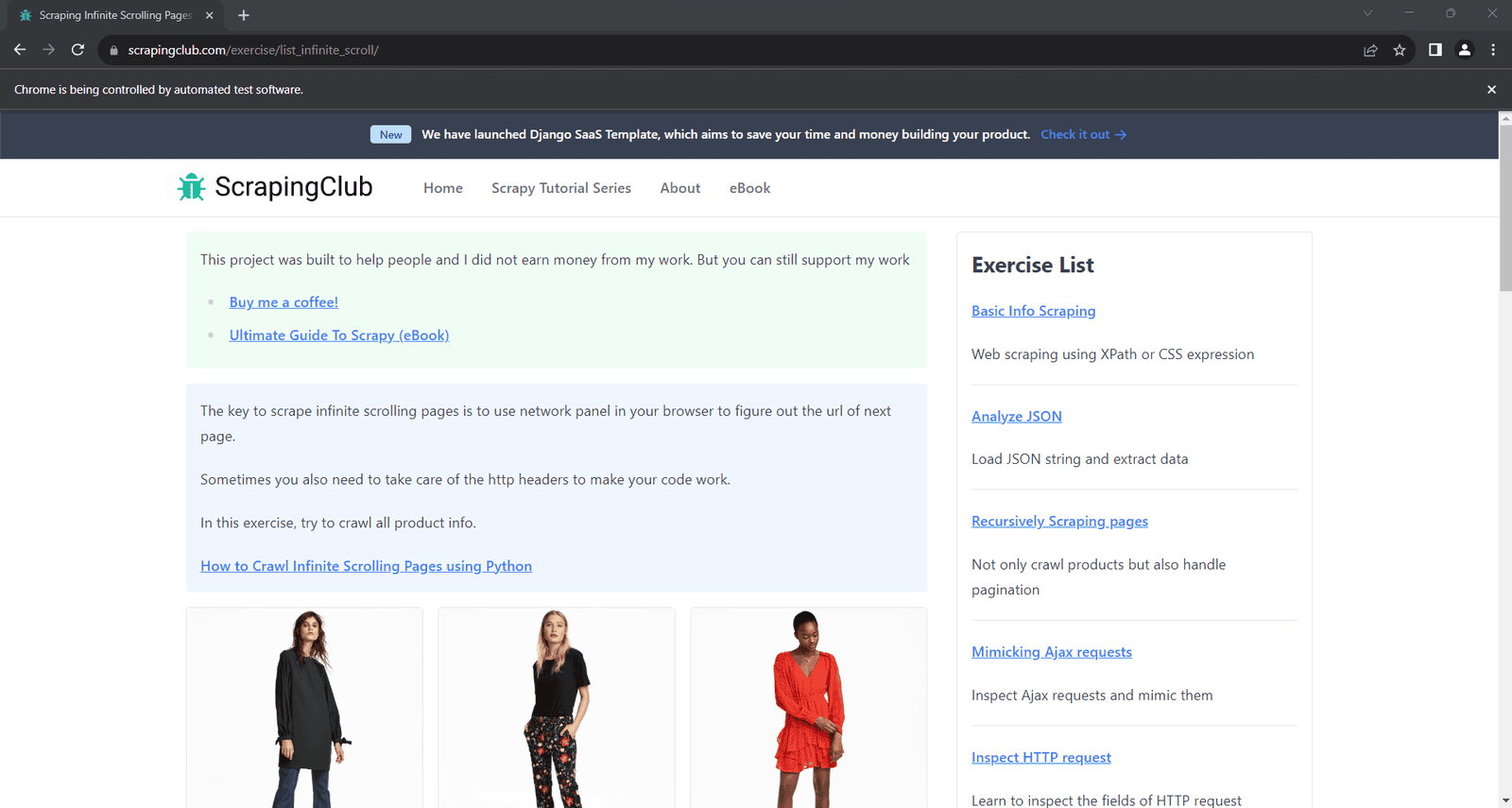 headless-infinite-scrolling-demo-page