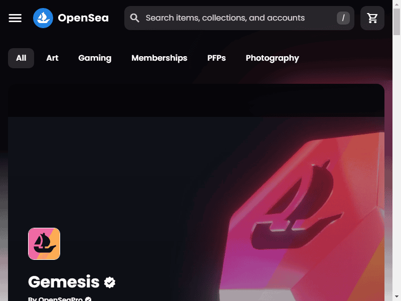 OpenSea Accessed