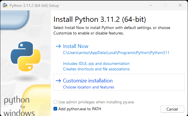 install-python-windows