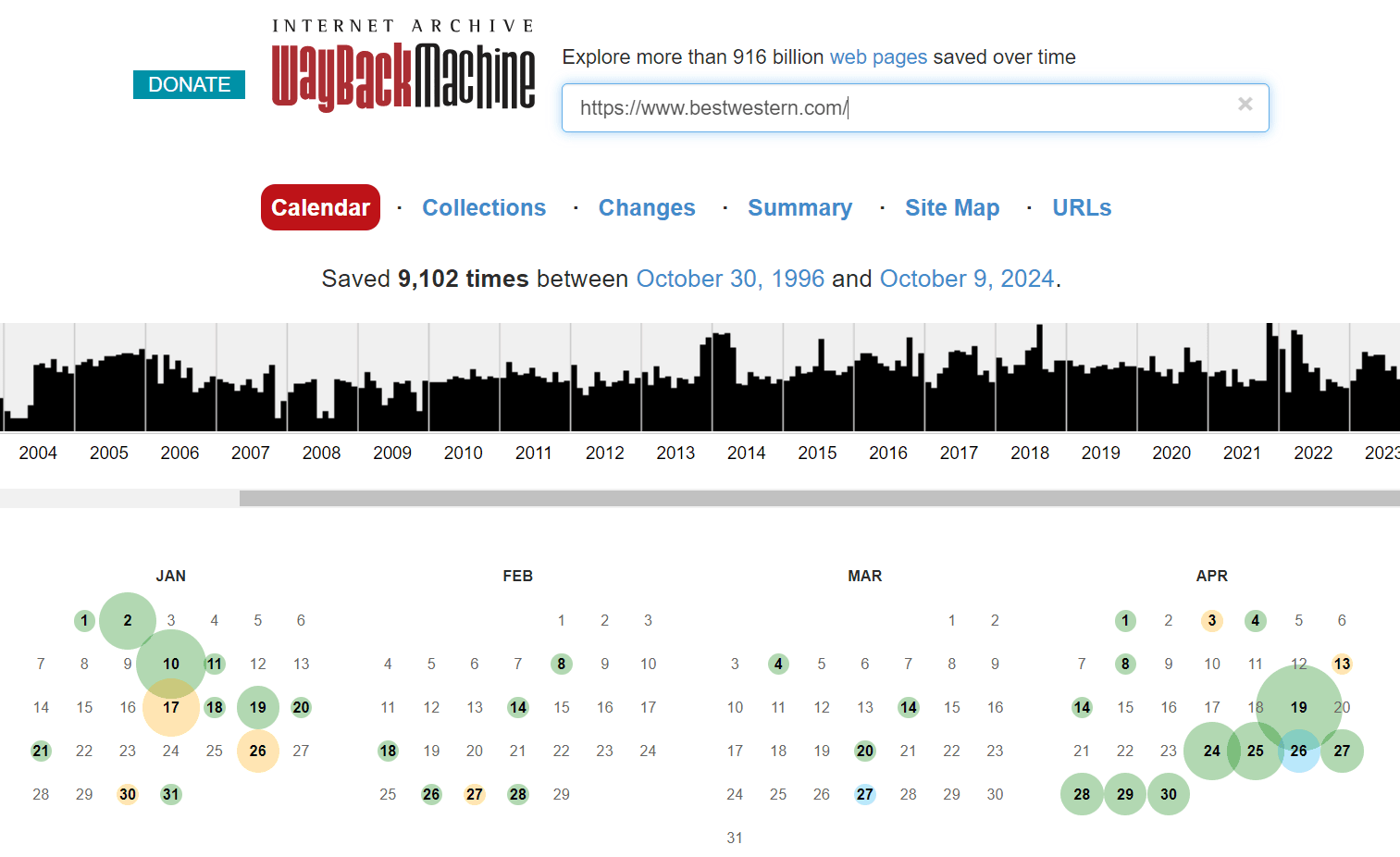 internet archive search page screenshot