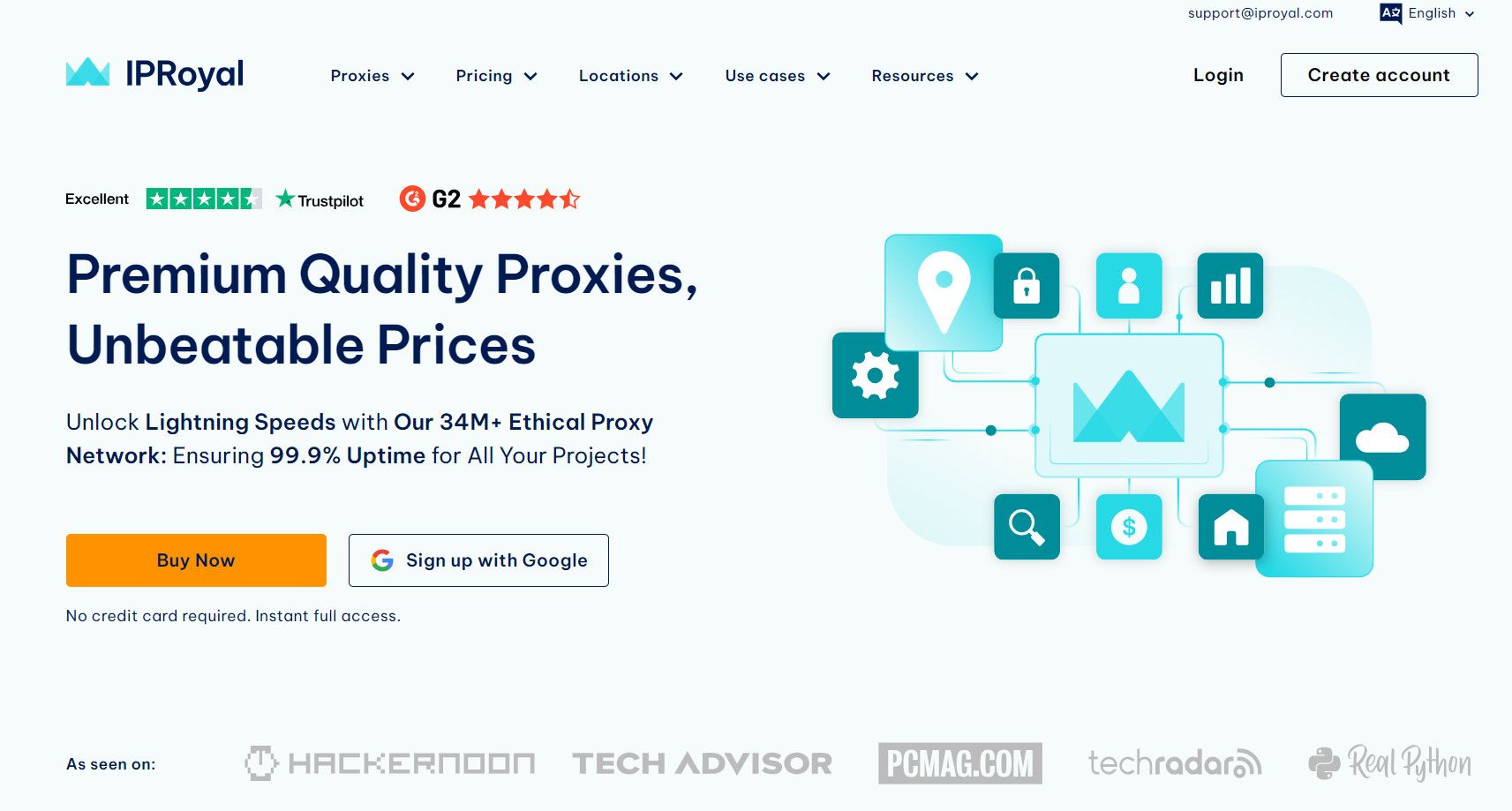 IPRoyal homepage