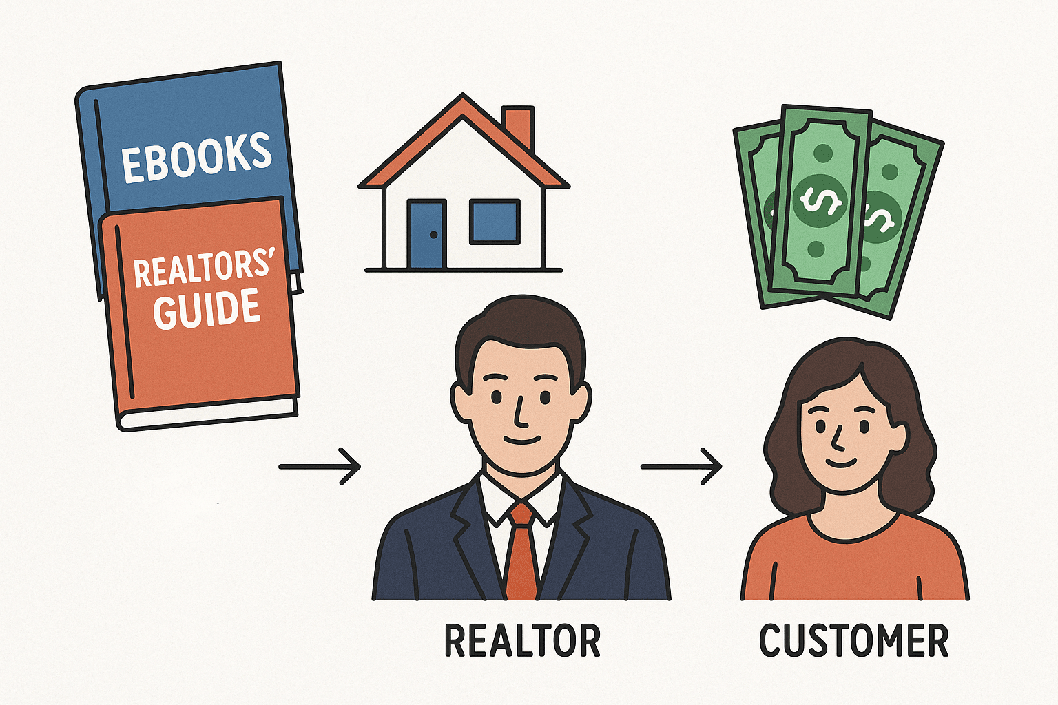Real estate scraping infographic
