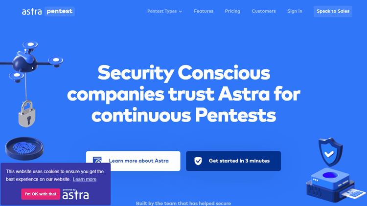 Astra Homepage