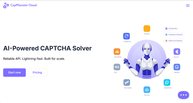 CapMonster Cloud anti-captcha API service.