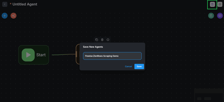 Rename Flowise workflow.