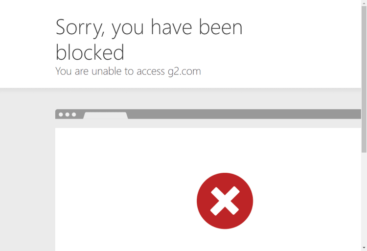 G2 Page Blocked