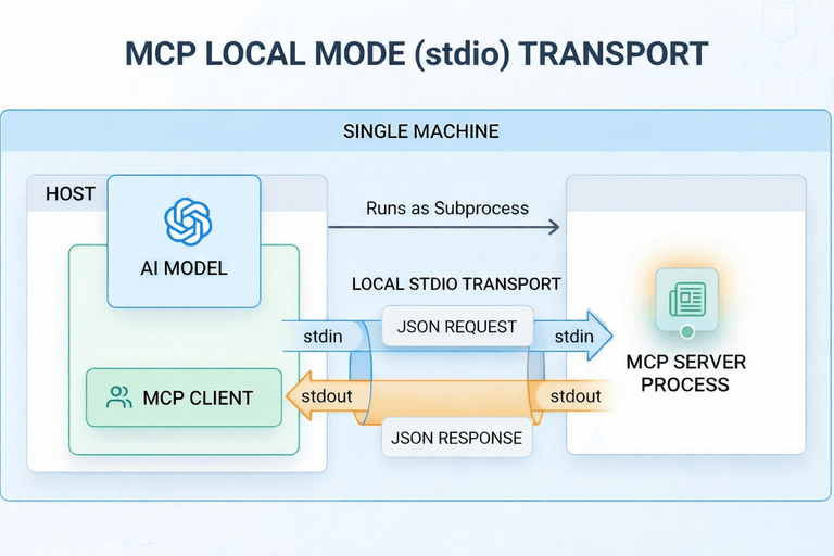 Diagram of MCP in local mode.