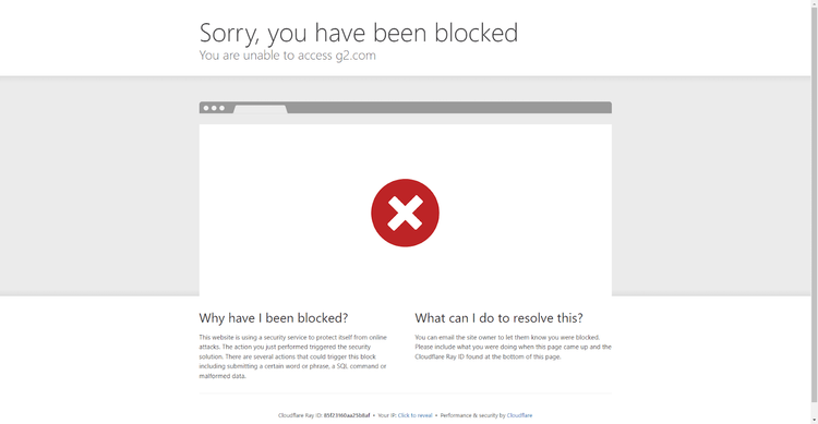 G2 Page Blocked