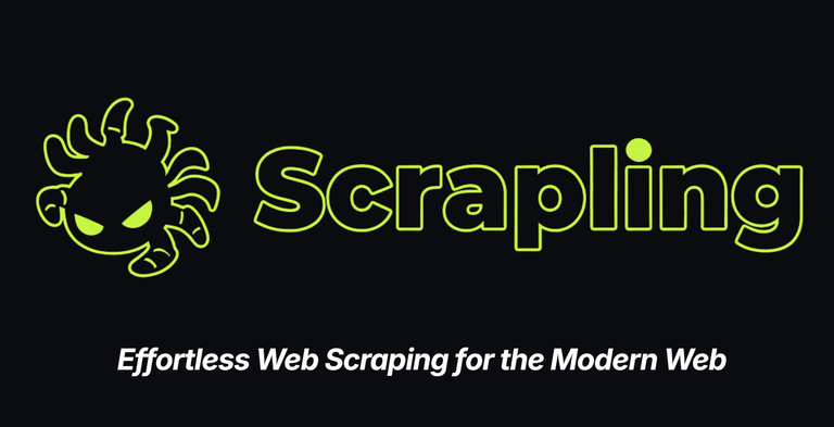 Scrapling logo banner.