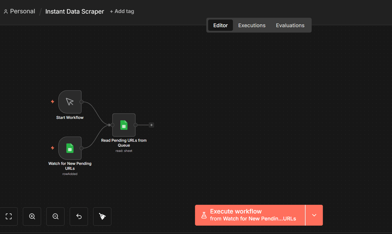 Connect n8n triggers nodes.