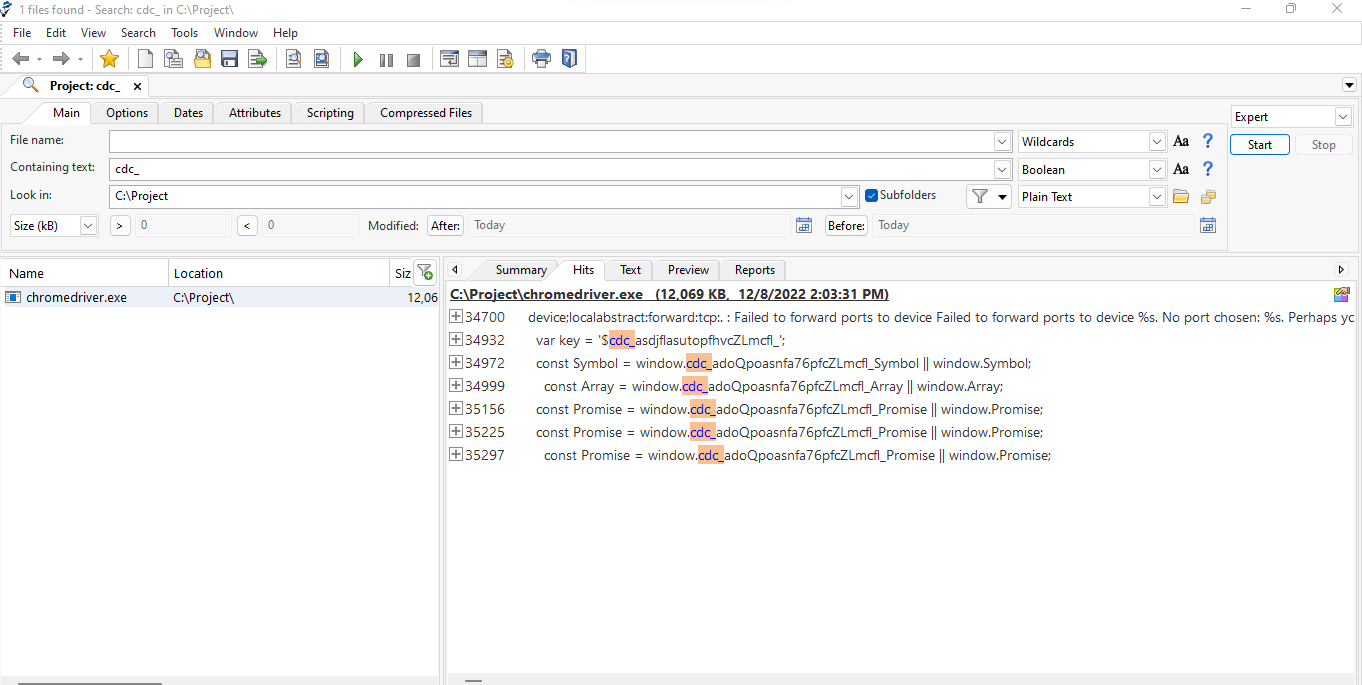 Normal ChromeDriver