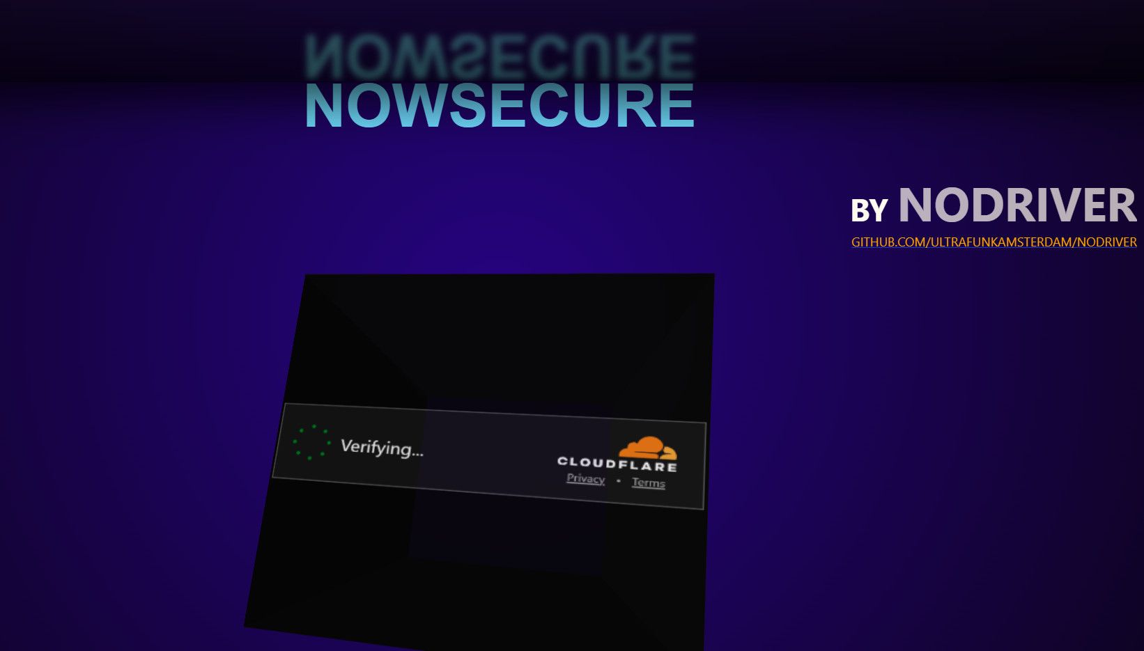 Nowsecure Turnstile Demo