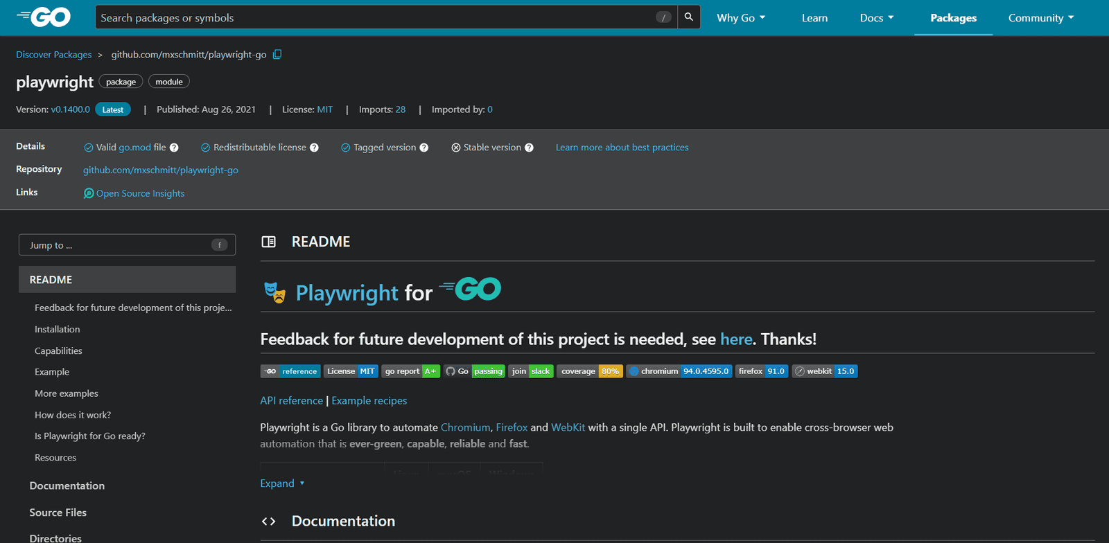 Playwright Homepage
