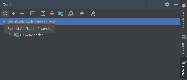 Reload to install dependencies