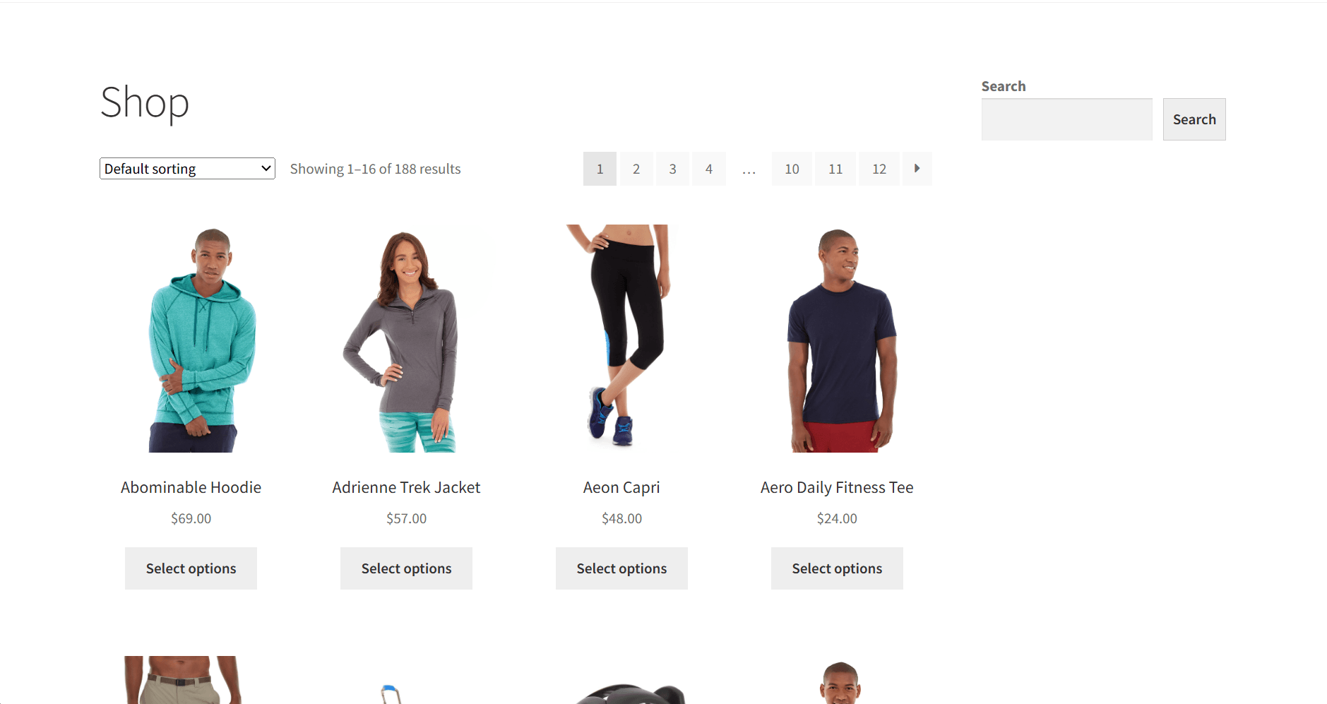 Scraping Course ecommerce page.