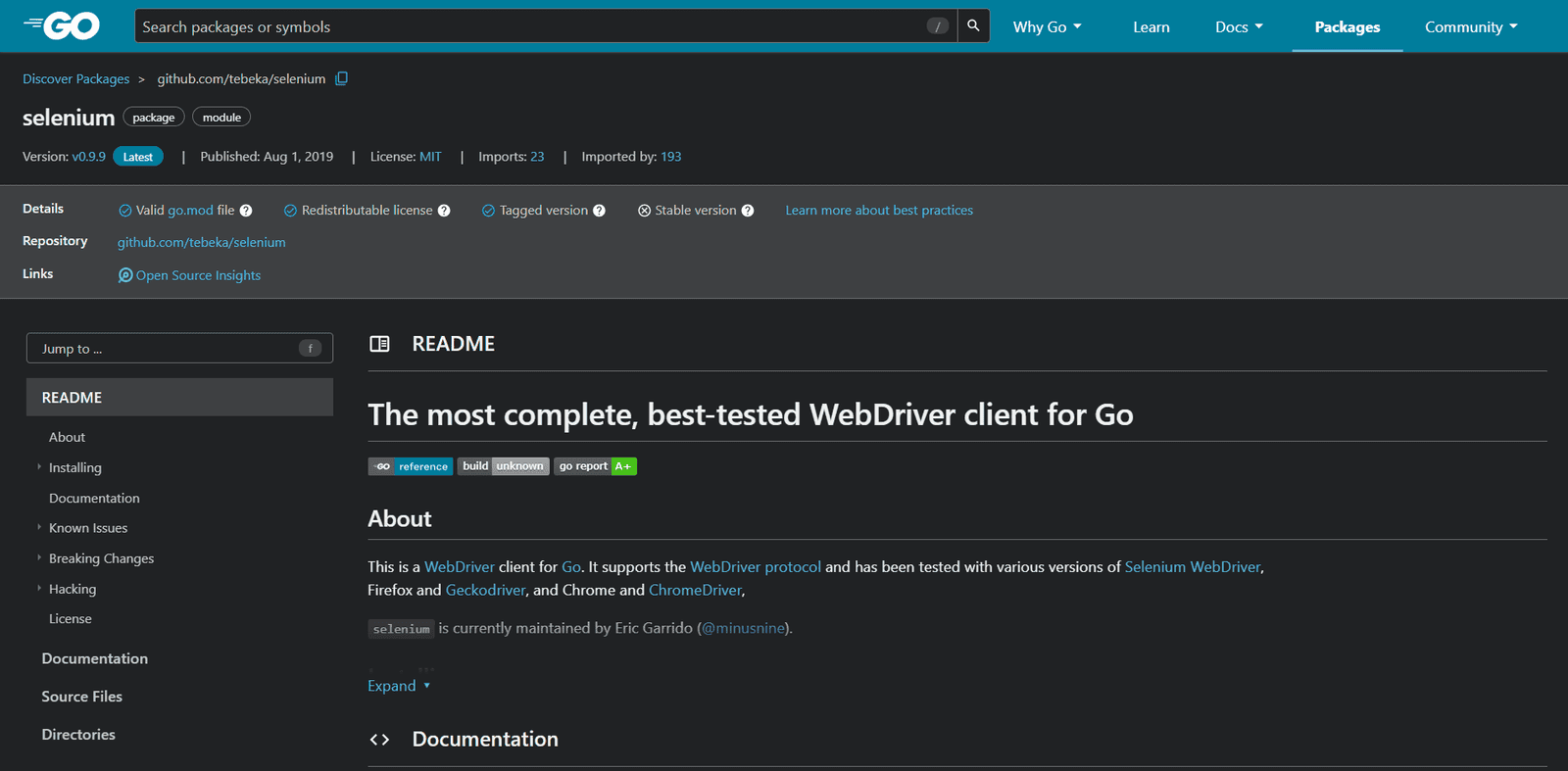 Selenium Homepage