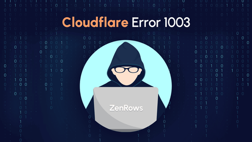 Cloudflare Error 1003: What Is It and How to Avoid