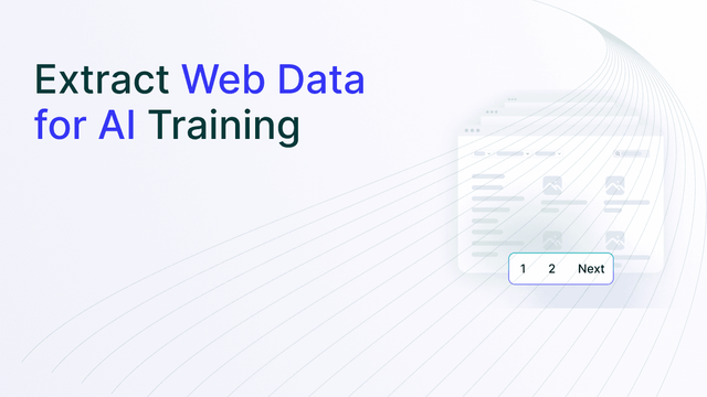 How to Extract Web Data for AI Training Pipelines