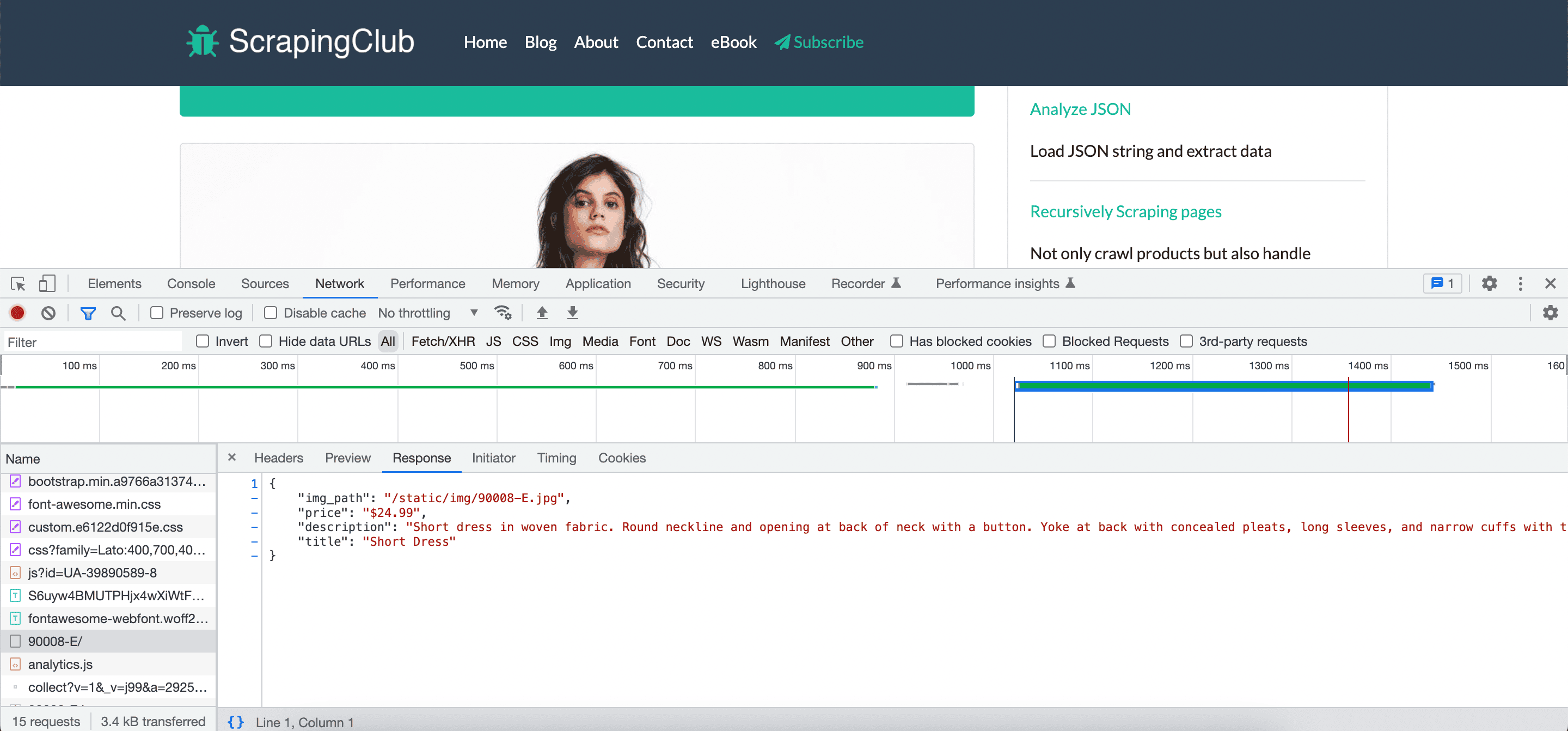 XHR Dynamic Scraping with cURL