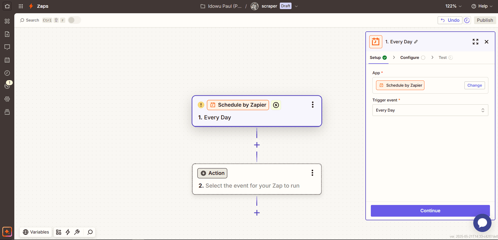 zapier-frequency-schedule-configuration