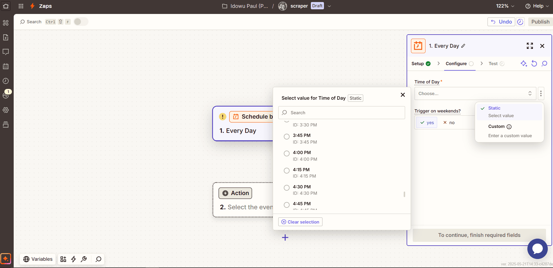 zapier-trigger-time-configuration