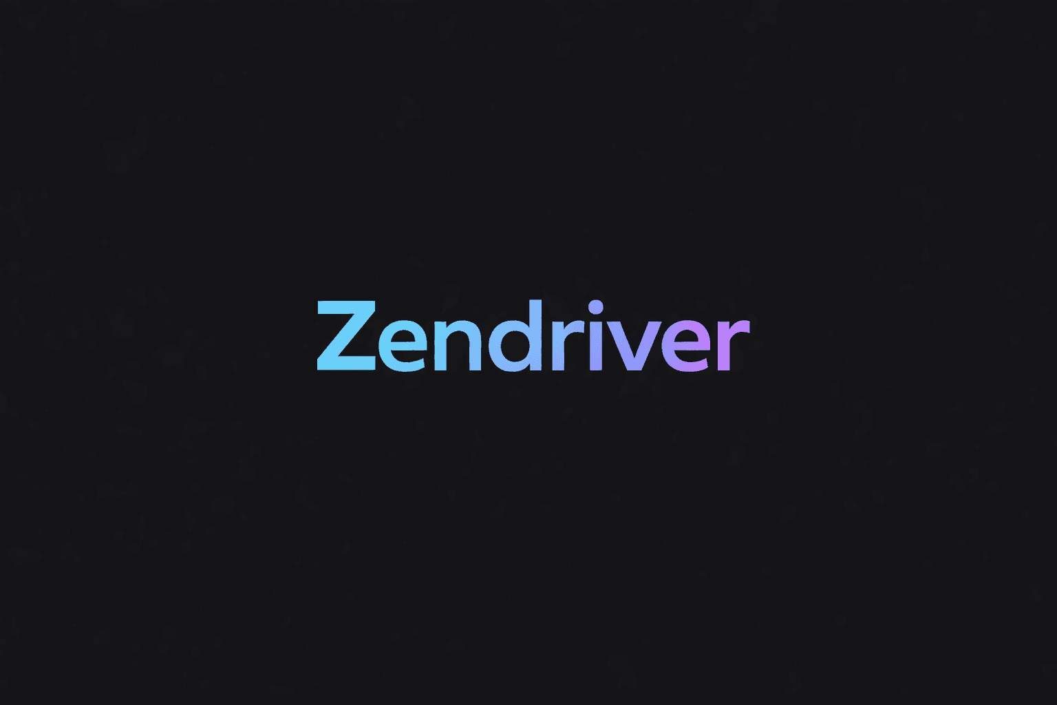 Zendriver cover image.